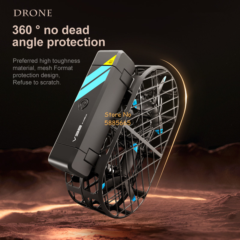 Câmera HD 8K 360 °   Proteção  - Drone Camera Hd avaliação e preço