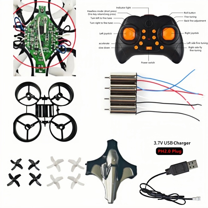 Kit Completo de Drone DIY 2.4G - Eachine Drone E010 avaliação e preço