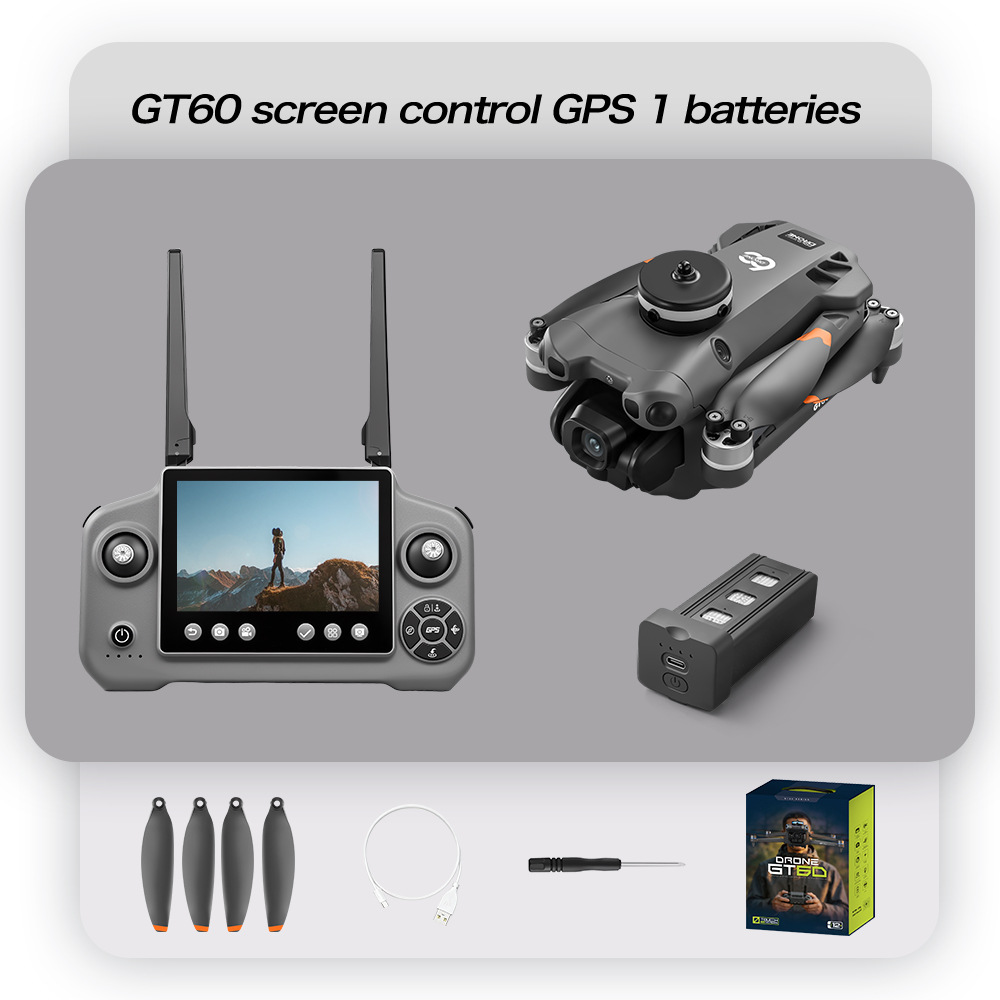 Novo Drone GPS GT60 com Câmera - Drone Camera Wide Angle avaliação e preço