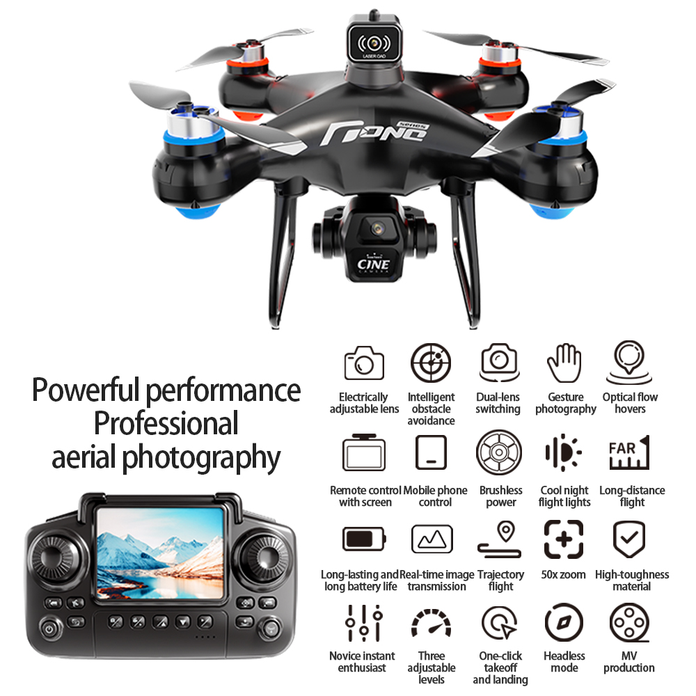 E55 controle de tela ar drone  - Drone Camera Professional avaliação e preço