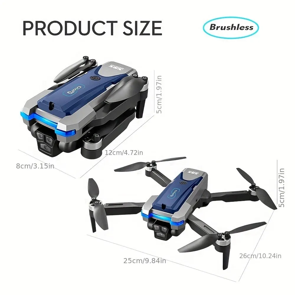 Dobrável RC S8S GPS Drone, 5G  - Drone Camera Hd avaliação e preço
